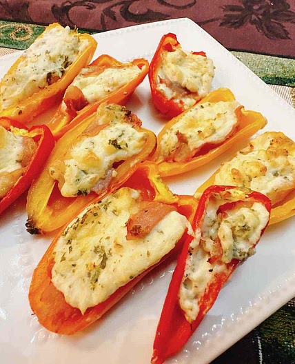 Make These Crowd-Pleasing Air Fryer Stuffed Mini Peppers With Just 3 Ingredients