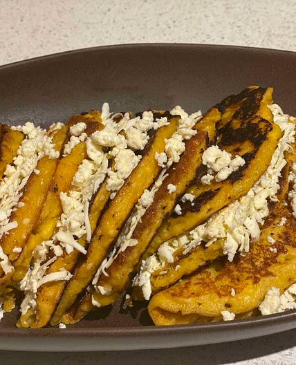 Sweetcorn Pancakes - "Cachapas"