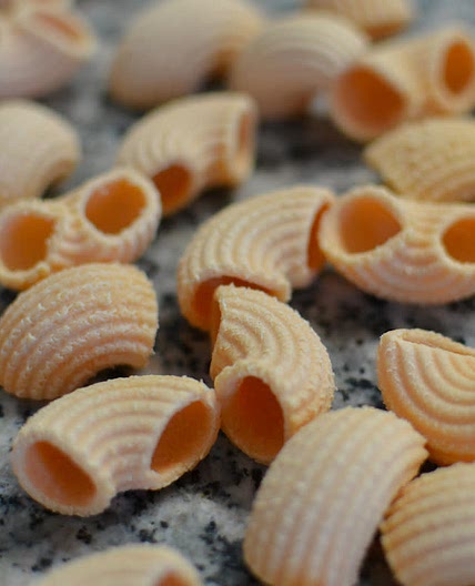 Extruded Semolina and Tomato Pasta Dough