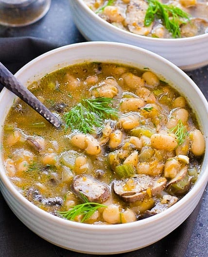 Bean and Mushroom Soup