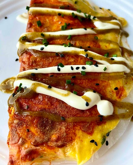 Crunchy Spicy Rice paper Salmon 