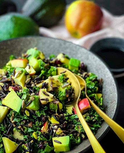 Kale Salad with Avocado