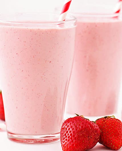 Strawberry Malt Shake 