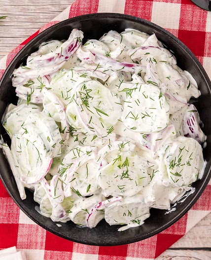 Creamy Cucumber Salad