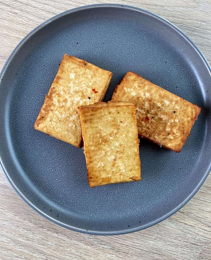 Miso Marinated Baked Tofu