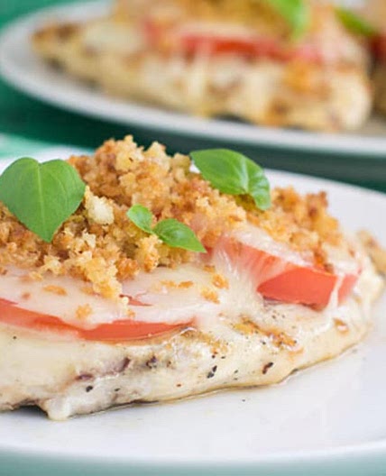 Grilled Chicken Parmesan in Lemon Marinade