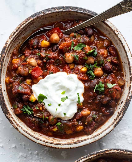 Crock Pot Vegetarian Chili