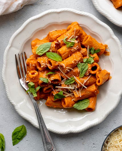 Creamy Blended Cottage Cheese Pasta Sauce