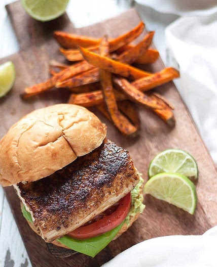 Blackened Mahi Mahi Sandwich