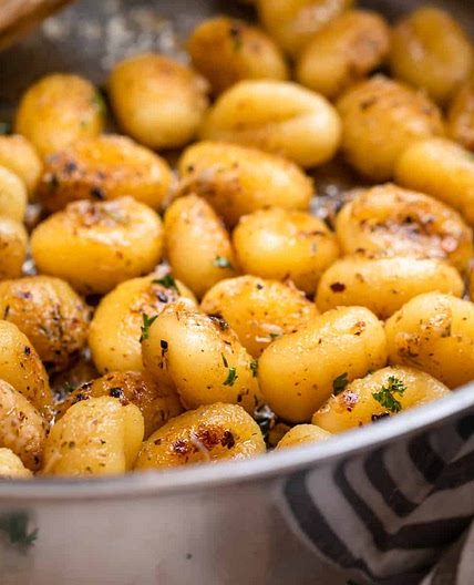 20 Minute Pan Fried Gnocchi
