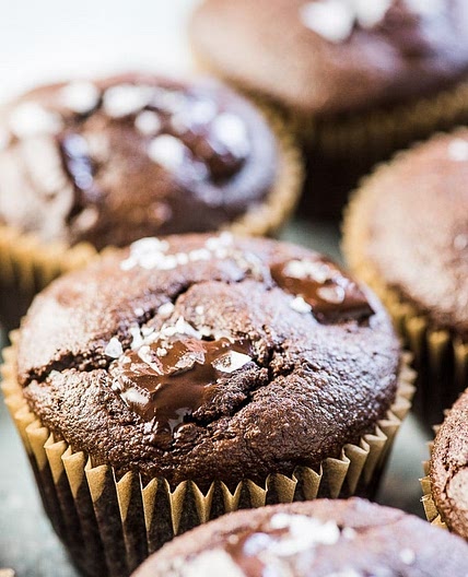 Chocolate Almond Flour Protein Muffins
