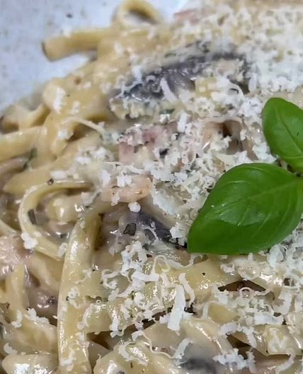 Bacon & Mushroom Pasta