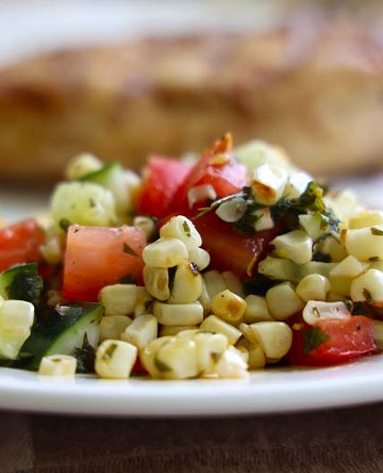 Corn and Cucumber Salad