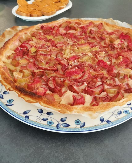 Tarte à la rhubarbe