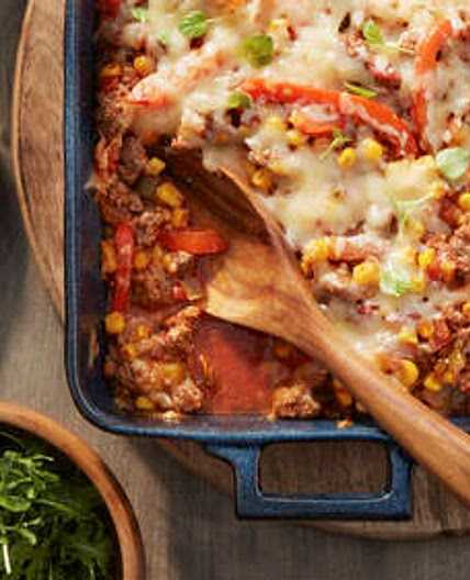 Beef Tortilla Taco Casserole
