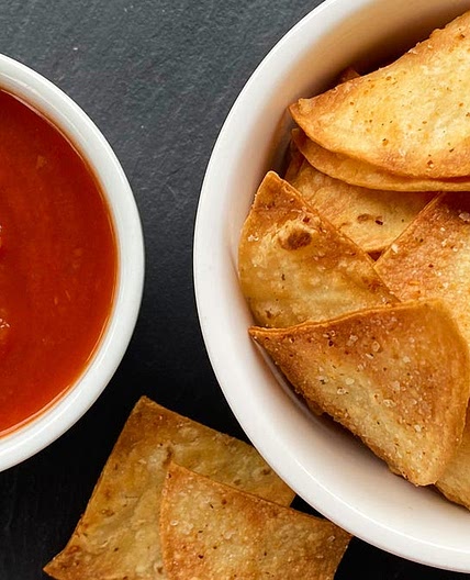 Make a Cute Little Batch of Mini Tortilla Chips in Your Air Fryer