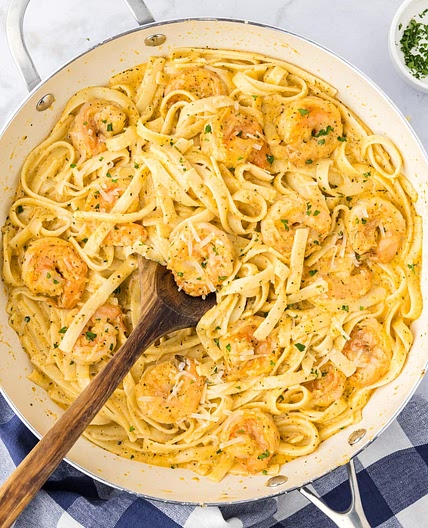 Shrimp Alfredo