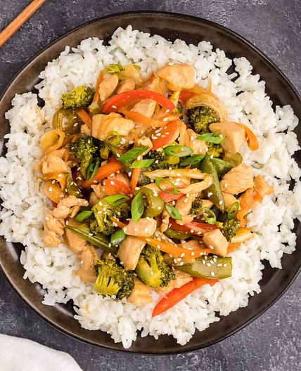 Honey Garlic Chicken Stir Fry