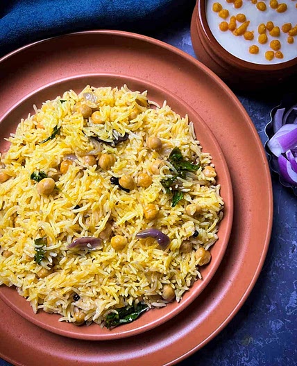 Instant Pot Chickpea Pulao