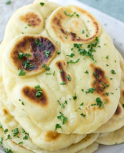 Easy Vegan Naan