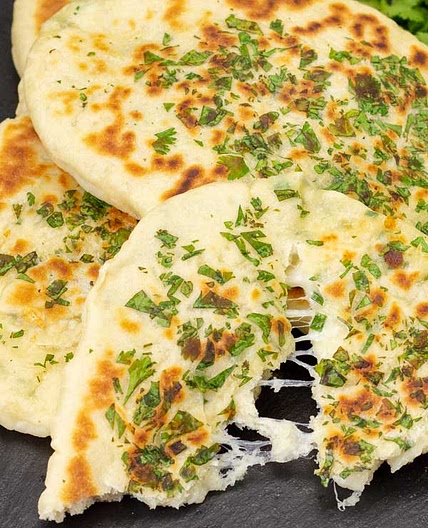 Cheese Stuffed Naan Bread
