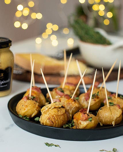 Christmas Canape Hasselback Bites