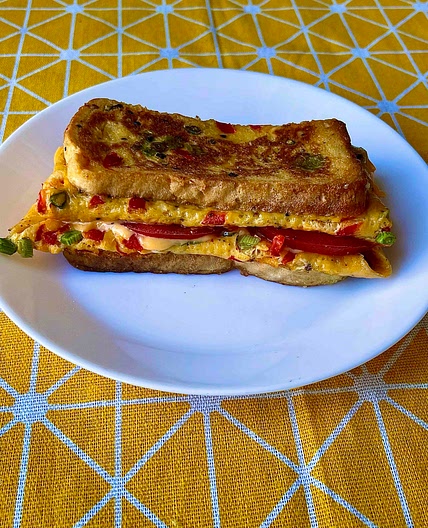 Spicy Egg Cheese Sandwich 