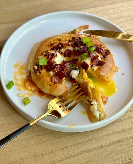 Viral TikTok bagel