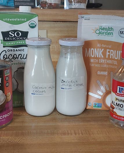 Coconut Milk Cream for Coffee
