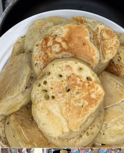 Home made Crumpets 