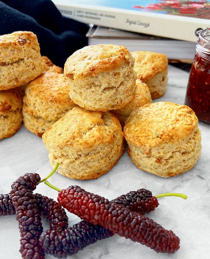 Magical Mulberry Scones with Home-Crafted Mulberry Jam
