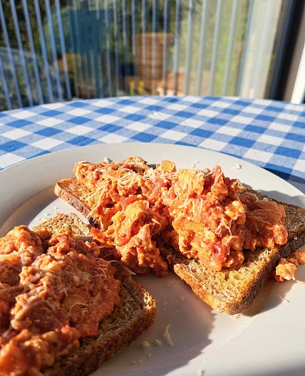 Menemen - Turkish scrambled eggs
