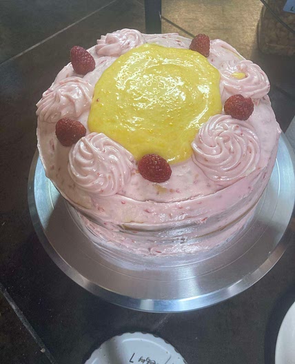 Lemon Raspberry Cake 🎂 