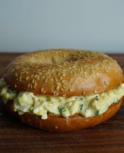 Egg salad Bagel