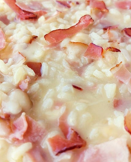 Risotto - Beer, speck and scamorza