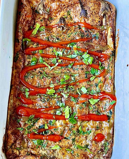 Baked Eggplant/ Tortang Talong 