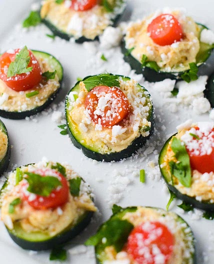 Mediterranean Cucumber Bites (Easy Appetizer or Snack)