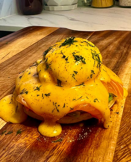 Eggs Royale Bagel