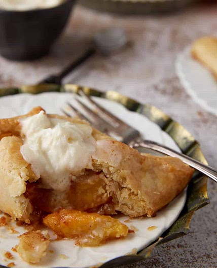 Flaky Peach Dumplings with Fresh Peaches