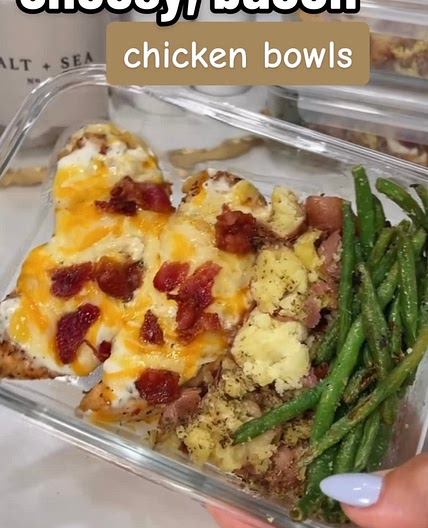 Cheesy Bacon Chicken Bowl 