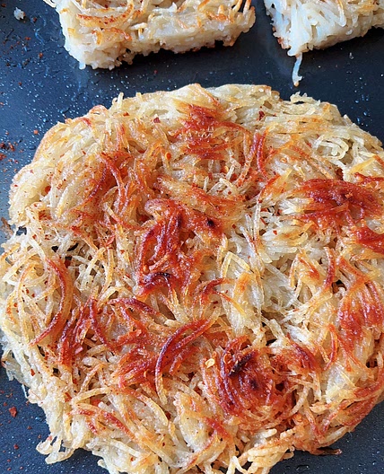 Potato Pancakes (2 ingredients crispy hash browns)