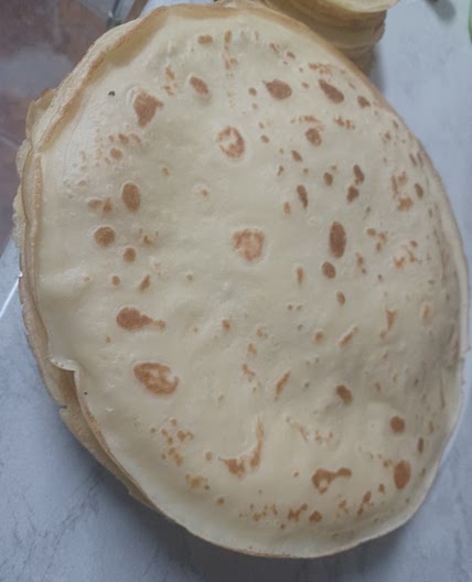 Super light and fluffy lactose and sugar free pancakes