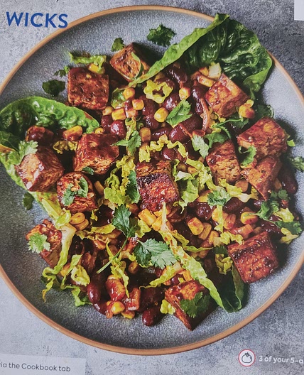 Peri Peri Tofu, Sweetcorn & Gem Salad
