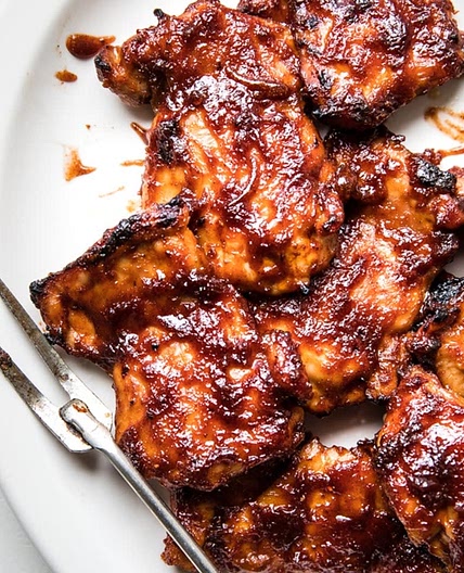 BBQ chicken thighs