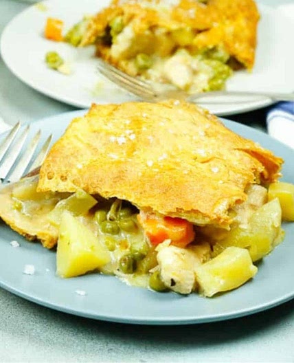 Chicken Pot Pie With Puff Pastry