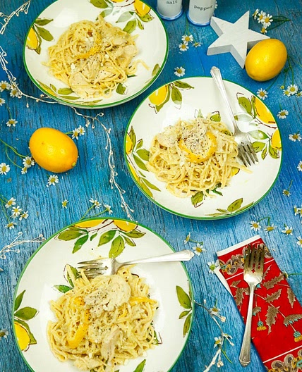 Creamy Lemon Pasta With Chicken