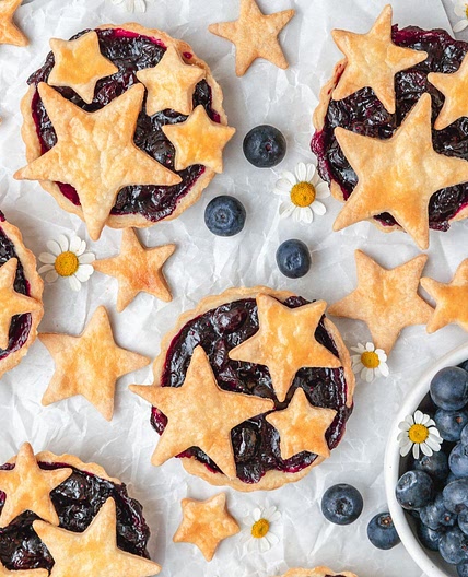 Mini Blueberry Pies
