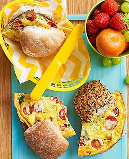 Omelette in a bun