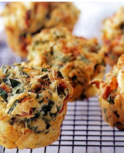 Spinach and Feta Muffins 