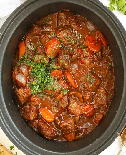 Beef Stifado {Slow Cooker or Oven}